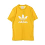 Stam Geel/Wit T-shirt voor mannen Adidas , Yellow , Heren