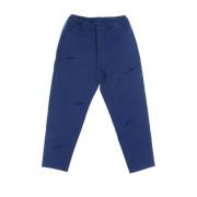 Blauwe Lange Stoffen Broek met Zakken Usual , Blue , Heren