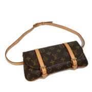 Pre-owned Cotton louis-vuitton-bags Louis Vuitton Vintage , Brown , Da...