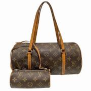 Pre-owned Canvas handbags Louis Vuitton Vintage , Brown , Dames