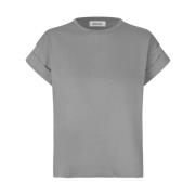 BrazilMD Korte T-shirt Modström , Gray , Dames