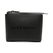 Zwarte Monogram Portemonnee Givenchy , Black , Heren