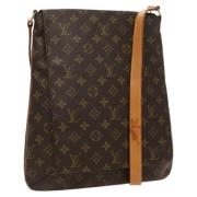 Pre-owned Canvas louis-vuitton-bags Louis Vuitton Vintage , Brown , Da...