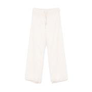 Elastische Taille Franje Detail Broek Darkpark , White , Dames