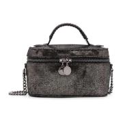 Shaggy Deer Beauty Case met metallisch effect Stella McCartney , Black...