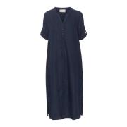 Maxi Dresses Cream , Blue , Dames