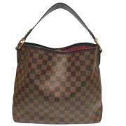 Pre-owned Canvas louis-vuitton-bags Louis Vuitton Vintage , Brown , Da...