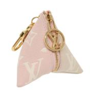 Pre-owned Canvas pouches Louis Vuitton Vintage , Pink , Dames