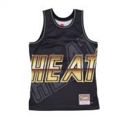 Basketbaltanktop NBA Big Face 4.0 Mitchell & Ness , Black , Heren