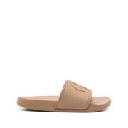 Monogram Slides Anine Bing , Brown , Dames