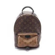 Pre-owned Canvas backpacks Louis Vuitton Vintage , Brown , Dames