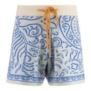 Merino Cashmere Gebreide Shorts Rhude , Multicolor , Heren