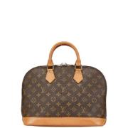 Pre-owned Canvas handbags Louis Vuitton Vintage , Brown , Dames