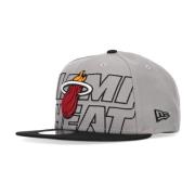 NBA Draft Platte Klep Pet in Teamkleuren New Era , Gray , Heren