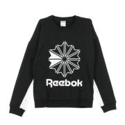 Big Logo Women's Crewneck Sweatshirt Black Reebok , Black , Dames