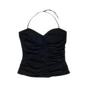 Eros Woman Top Caviar The New Society , Black , Dames