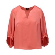 Korte Mouw Top K-Design , Orange , Dames