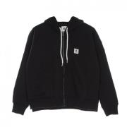 Zip Hoodie - Streetwear Style Element , Black , Dames