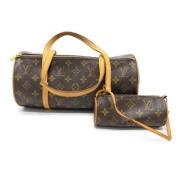 Pre-owned Cotton louis-vuitton-bags Louis Vuitton Vintage , Brown , Da...