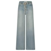 Wide Leg Denim Jeans Circle of Trust , Blue , Dames