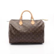 Pre-owned Canvas handbags Louis Vuitton Vintage , Brown , Dames