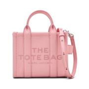 Roze Roze Leren Korrelige Textuur Tas Marc Jacobs , Pink , Dames