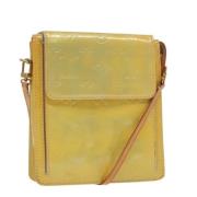 Pre-owned Leather shoulder-bags Louis Vuitton Vintage , Yellow , Dames