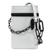 Pre-owned Leather louis-vuitton-bags Louis Vuitton Vintage , White , D...