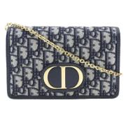 Pre-owned Canvas dior-bags Dior Vintage , Blue , Dames