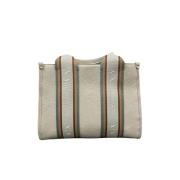 Elegante Beige Leren Handtas Armani Exchange , Gray , Dames