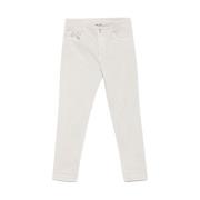 Beige Jeans met knoopsluiting en zakken Brunello Cucinelli , Beige , H...