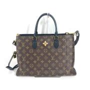 Pre-owned Cotton louis-vuitton-bags Louis Vuitton Vintage , Brown , Da...