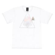 Triple Triangle Witte Tee Korte Mouw HUF , White , Heren