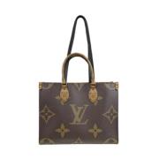 Pre-owned Canvas shoulder-bags Louis Vuitton Vintage , Brown , Dames