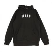 Hoodies HUF , Black , Heren