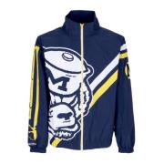 Ncaa Exploded Logo Warm Up Jacket Mitchell & Ness , Blue , Heren