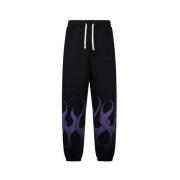 Flames Lichtgewicht Trainingsbroek Man Broek Vision OF Super , Black ,...