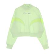 Air Fleece Mock Mouw Top Nike , Green , Dames