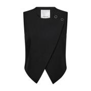 Wrap Vest 30289 Co'Couture , Black , Dames