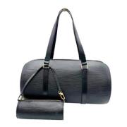 Pre-owned Leather louis-vuitton-bags Louis Vuitton Vintage , Black , D...