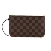 Pre-owned Canvas clutches Louis Vuitton Vintage , Brown , Dames