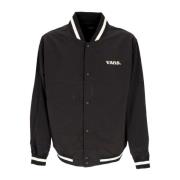 Zwarte Varsity Jack Lichtgewicht Ongevoerd Vans , Black , Heren