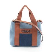 Pre-owned Cotton shoulder-bags Chloé Pre-owned , Blue , Dames