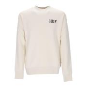 Klassieke Crewneck Sweatshirt Natuurlijk Lange Mouw HUF , Beige , Here...