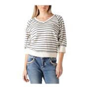 Mmmaggie Stripe Sweatshirt MOS Mosh , Multicolor , Dames