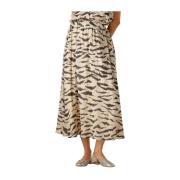 Zebra Rok, Stijlvol en Speels By-Bar , Multicolor , Dames