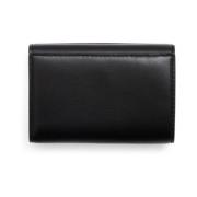 Zwarte Leren Portemonnee Dames Accessoires Marc Jacobs , Black , Dames