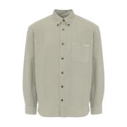 Mateo Logo Overhemd A.p.c. , Gray , Heren