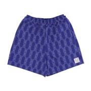 Paarse Impact Heren Shorts Elastische Taille Usual , Purple , Heren