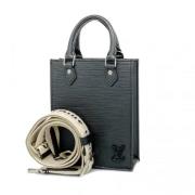 Pre-owned Leather louis-vuitton-bags Louis Vuitton Vintage , Black , D...